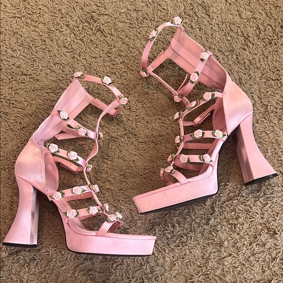 Sugar Thrillz Shoes - Sugar Thrillz Strappy Heels